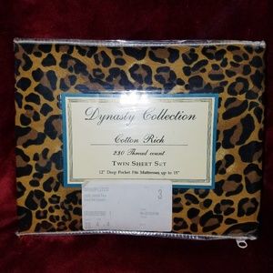 Dynasty Collection Cotton Rich Twin Sheet Set